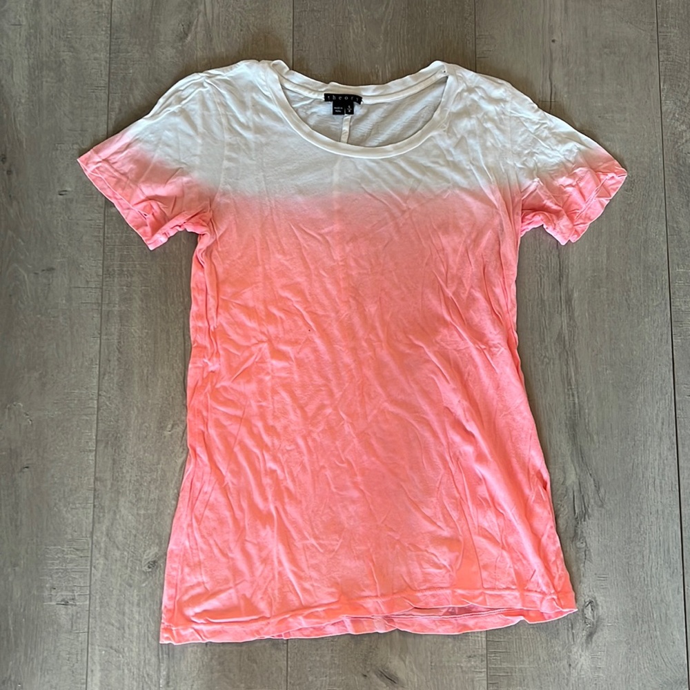 Theory Y2K baby tee dip dye